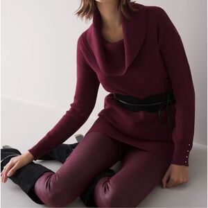 WHBM White House Black Market Runway Leggings Size 6